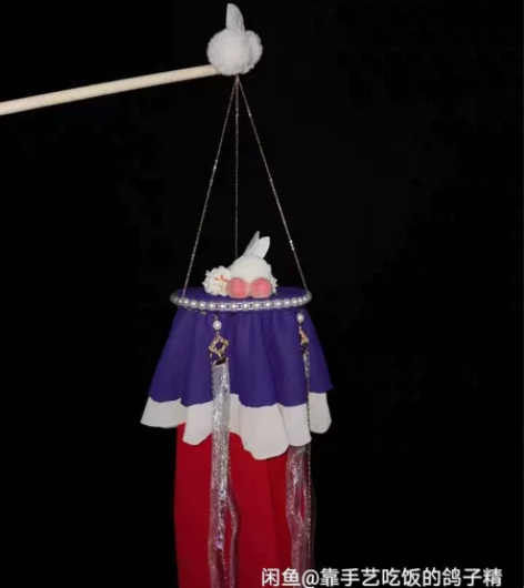 绛纱灯 传统复原汉服配饰 明制宫灯仿古画灯...