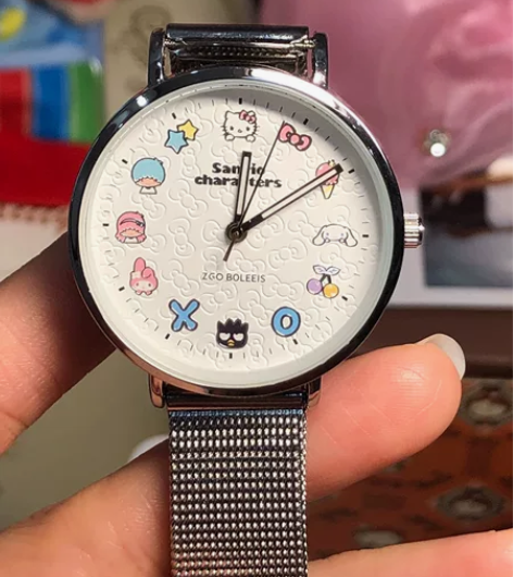 ZGO正港三丽鸥手表 全新一次都没戴过 银...