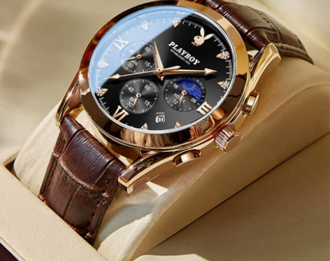 【春节不打烊】花花公子正品手表男士全自动机...