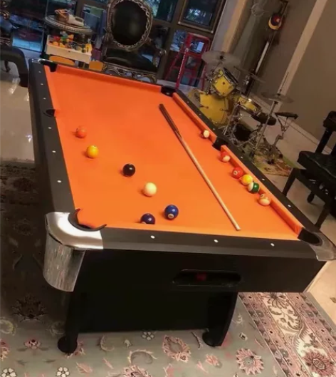 【包邮】台球桌标准型家用成人美式黑8桌球台...