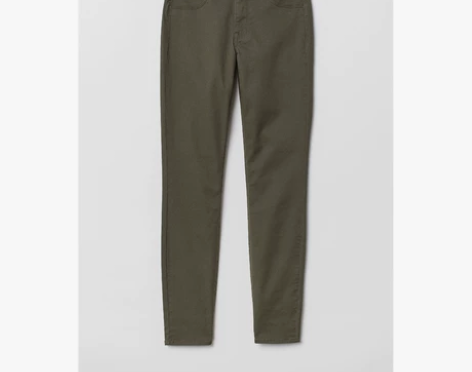 HM 女装牛仔裤2020薄款休闲高弹紧身九...