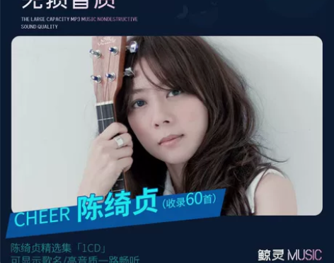 陈绮贞车载cd碟片专辑MP3无损大容量汽车...