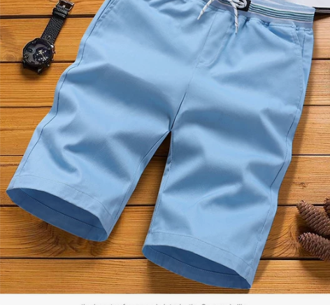（清仓）夏季男士纯棉短裤五分裤男大裤衩马裤...