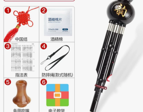 民族葫芦丝乐器，初学者儿童C调，小学生专业...