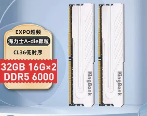 金百达32GB(16GBX2) DDR5 ...