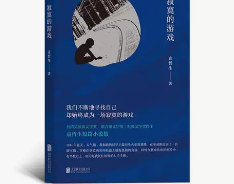 寂寞的游戏 袁哲生 胡歌推荐短篇小说书籍 ...