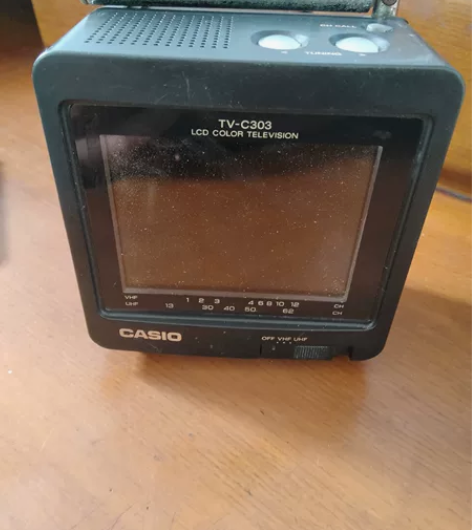 卡西欧TV-C303小电视，不知道能不能用...