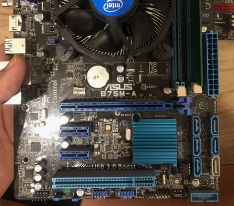 电脑全部配件华硕B75M-A主板，两块主板...