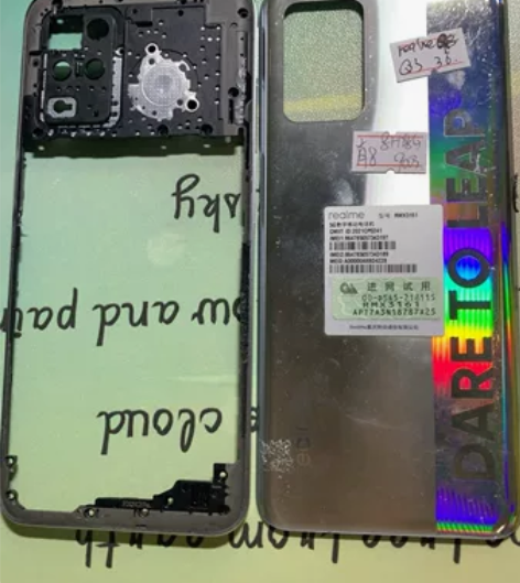 realme Q3 原装拆机中框+后盖 感...