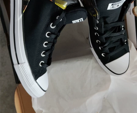 匡威中帮帆布鞋 45码 295内长 正品全...