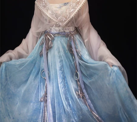 「出租」赵飞燕魏晋南北朝女大袖襦刺绣花改良...