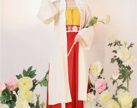 玉术原创汉服女三涧裙宋制汉服女宋抹长褙子齐...