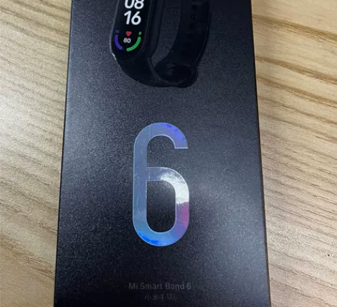 全新未拆封小米手环6 石墨黑 公司奖品，全...