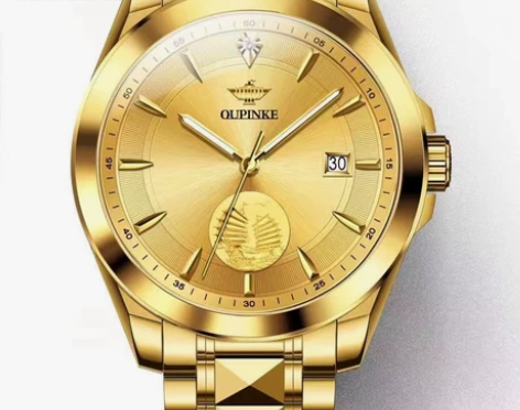 瑞士欧品客男士镂空全自动机械表，男人值得拥...