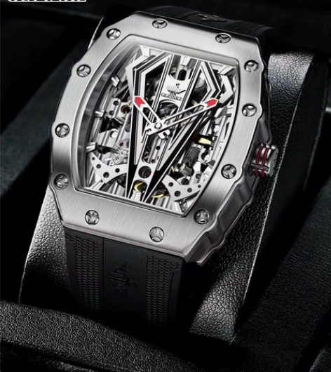 瑞士欧品客全自动机械表酒桶型，全新手表，厂...