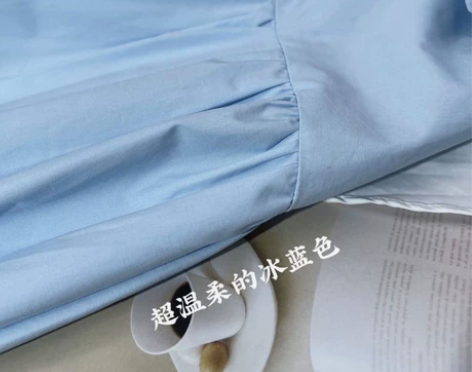 冰蓝荷叶裙，细节如下图 感兴趣的话点“我想...