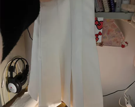 百褶裙 全新白色 感兴趣的话点“我想要”和...