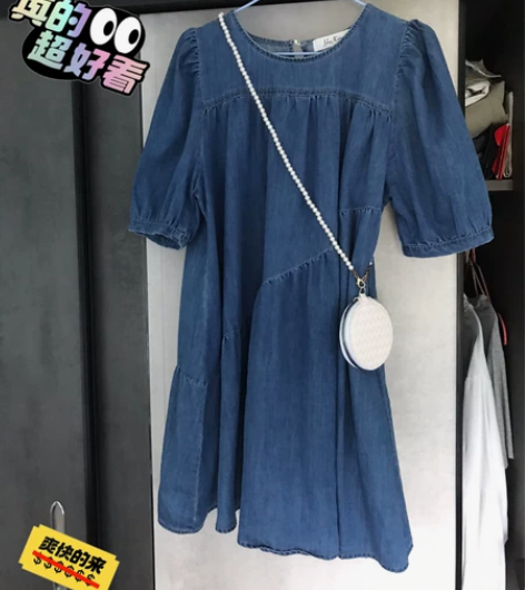 个人闲置全新裙子 新款法式复古茶歇桔梗裙子...