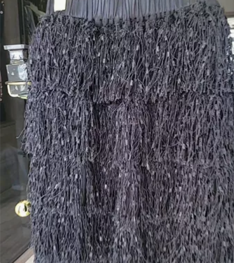 设计师品牌，中裙，长度在膝盖位置，我身高1...