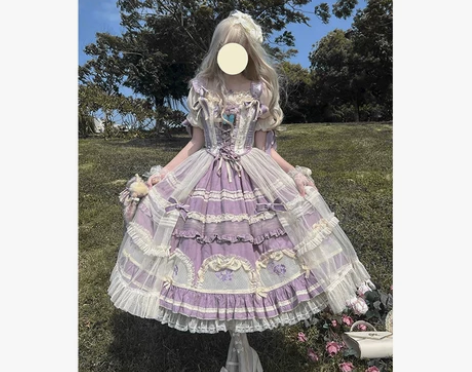 【Lolita 出租】双笙梦屿格桑花窗 胸...