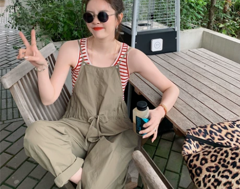 莉贝琳Sisy连体裤女2021夏季新款宽松...