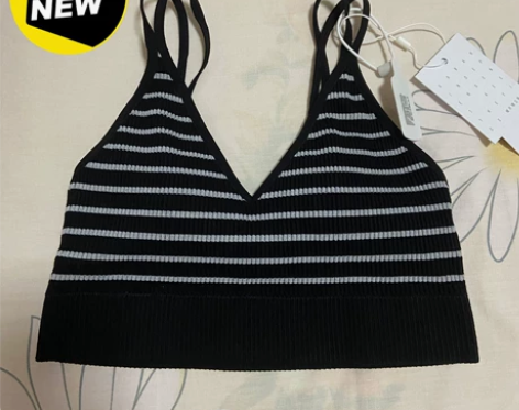 对白 女士背心 带胸垫 全新吊牌未拆全新对...