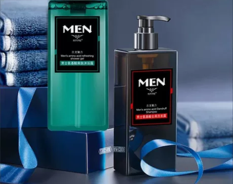 男士古龙洗发水沐浴露套装持久留香去屑止痒控...