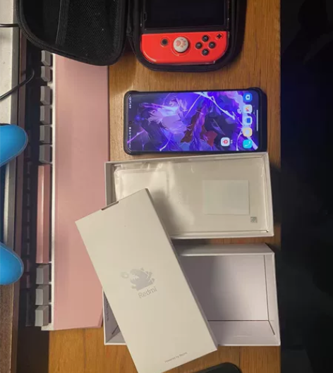 红米k50 12+256版本 墨羽色 次顶...