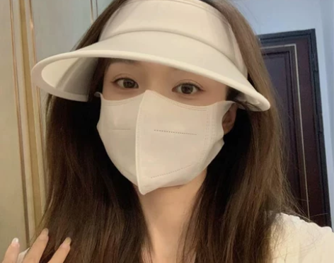 赵露思同款遮阳帽子女士款夏季防晒防紫外线遮...