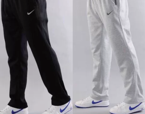 运动裤男裤子加绒秋冬季2022男士直筒针织...