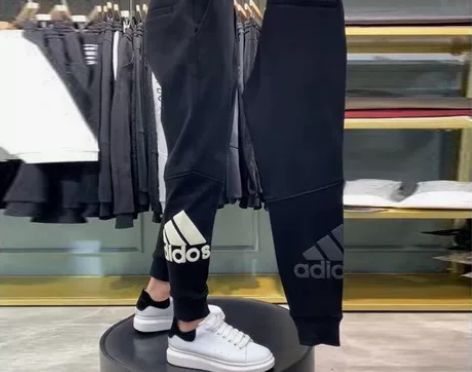 加绒加厚运动裤长裤男冬季休闲裤男裤子束脚裤...