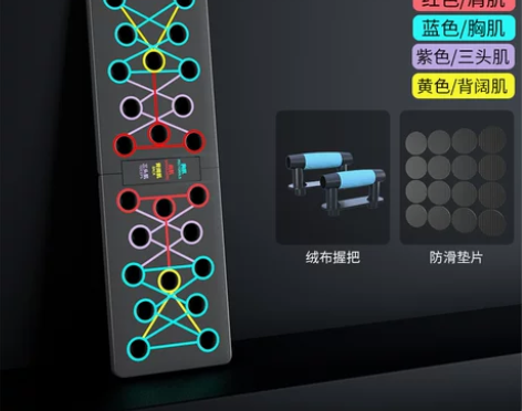 多功能俯卧撑健身板支架辅助器男家用锻练胸腹...