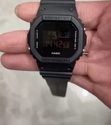 卡西欧手表男黑武士5600款  香港入手带...