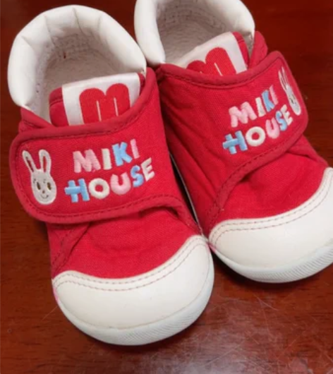 婴幼儿学步鞋MIKIHOUSE男女宝宝刺绣...
