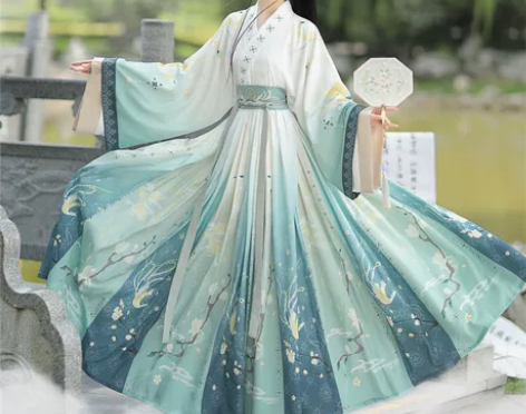 【凤明知倾汉服】晋制汉服女中国风交领齐腰襦...