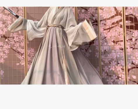 闺梦令原创【月白】情侣汉服晋制交领三件套6...