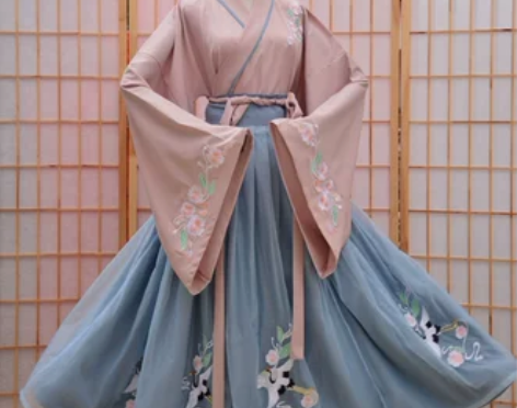 晋晟曲逍遥客汉服女正品原创重工刺绣魏晋汉服...