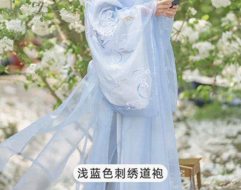 鲲如梦霓裳原创明制汉服夏季男装道袍非古装古...
