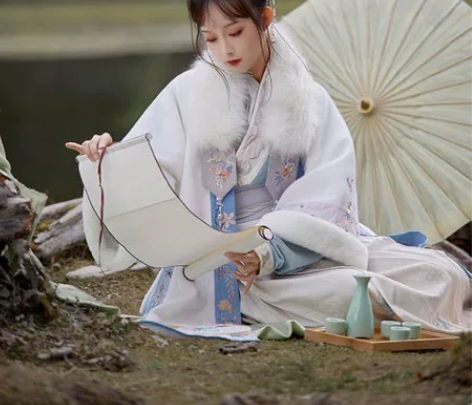 七月夕风眠绝版汉服 m码全新仅试穿带吊牌 ...