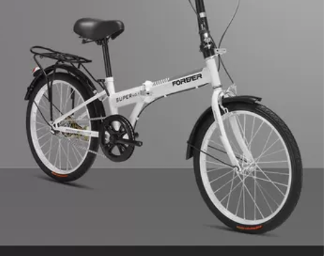 永久折叠自行车成人女士男式20寸小型学生儿...