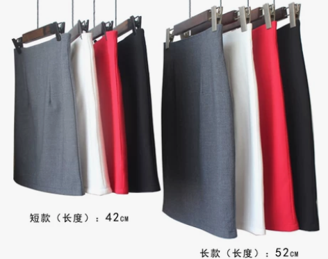 夏季一步裙职业裙半身裙女高腰包臀裙显瘦西装...