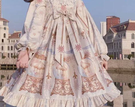 【全款】洛丽塔裙子玻璃乐园长袖OP Lol...