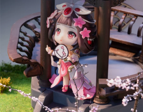 王者荣耀官方正版 游园惊梦甄姬Q版手办 荣...