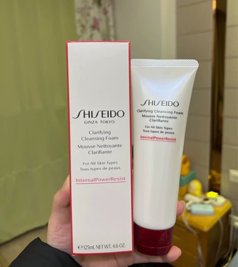 资生堂肌活焕采洁面125ml 未拆封，有记录