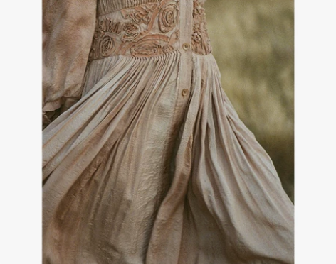 通勤复古长袖连衣裙小众设计长裙女装女秋