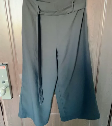 夏季女士商务休闲七分裤阔腿裤 s码 几乎全...