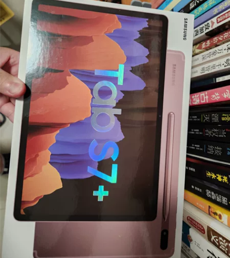 三星Galaxy tab s7+,国行金色...