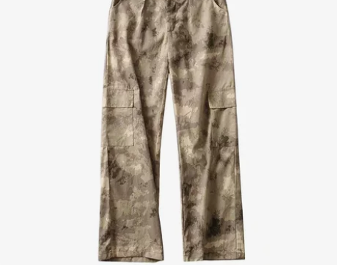 ?2022年新款美式复古辣妹长裤直筒宽松显...