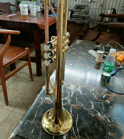 学生乐器小号降B调9.9成新，学校统一购买...