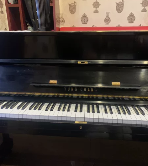 韩国进口原装钢琴，高度110。 感兴趣的话...